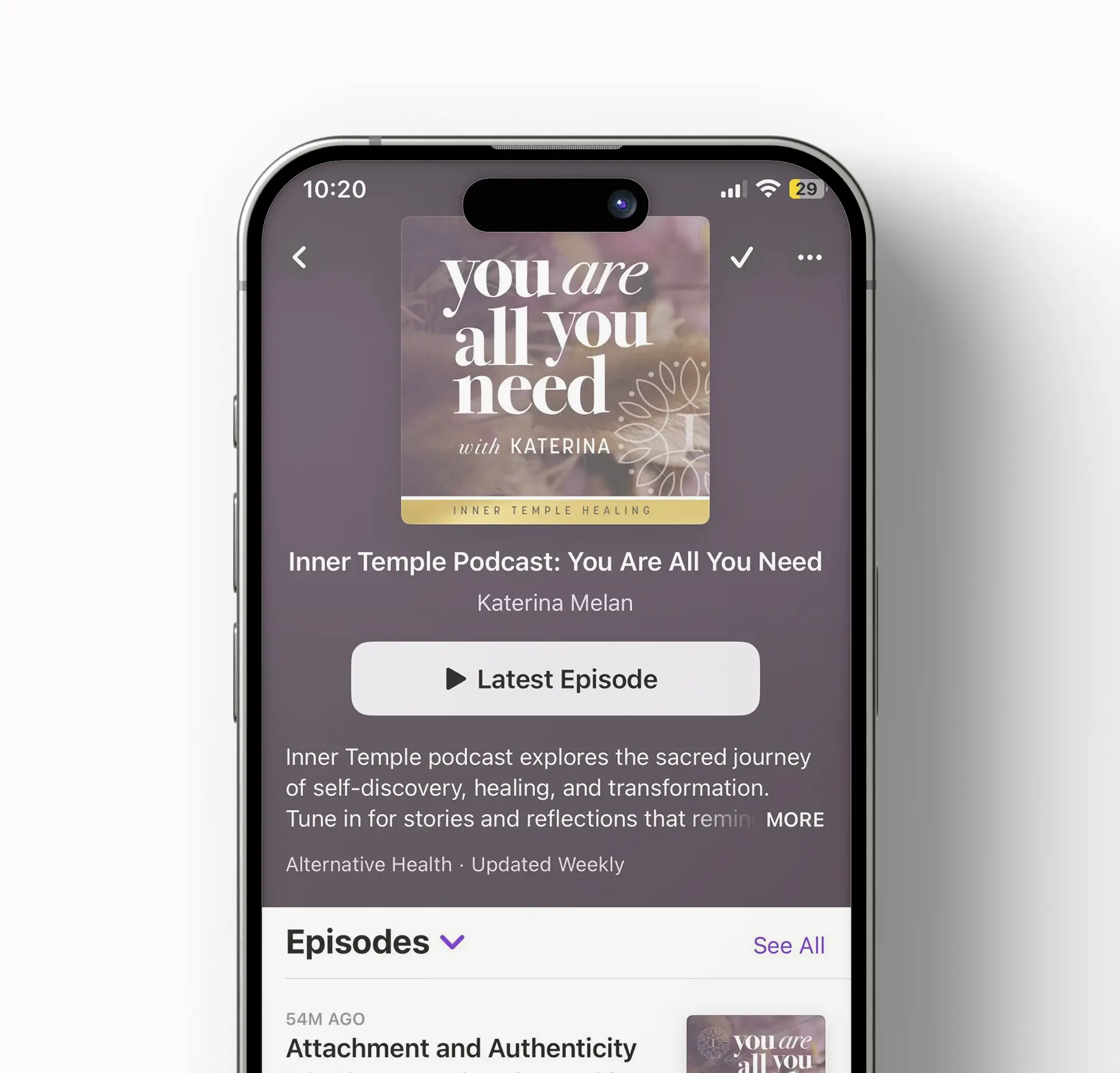 Inner Temple Iphone You are all you need